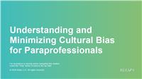 Understanding and Minimizing Cultural Bias for Paraprofessionals