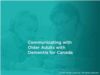 Communication and Dementia - Canada