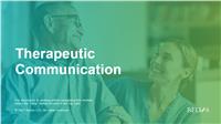 Therapeutic Communication