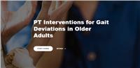 PT Interventions for Gait Deviations in Older Adults