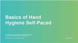 Hand Hygiene Basics Self-Paced