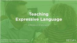 Teaching Expressive Language